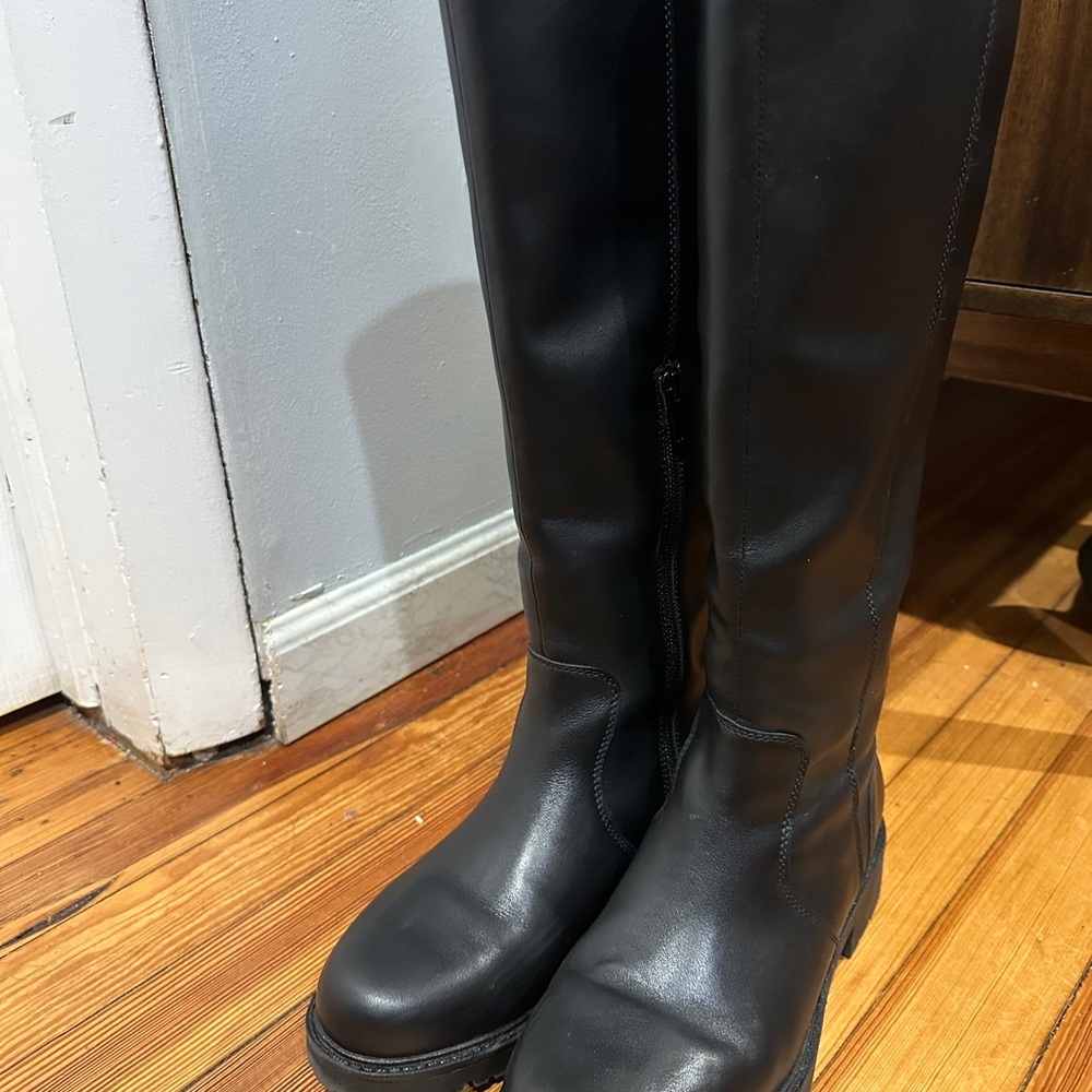 Eddie Bauer Black Leather Boots